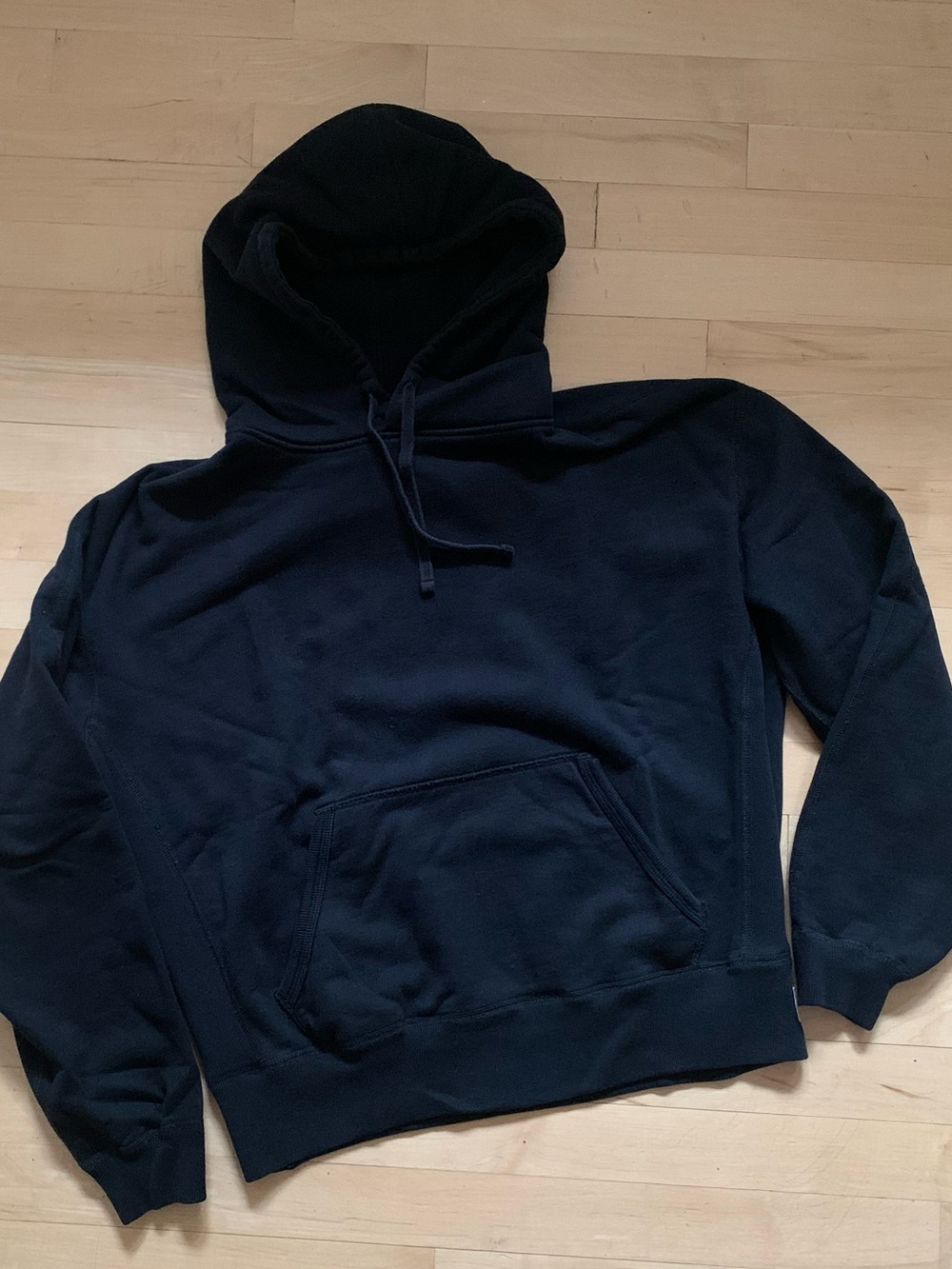 Reigning Champ Black Middleweight Relaxed Hoodie